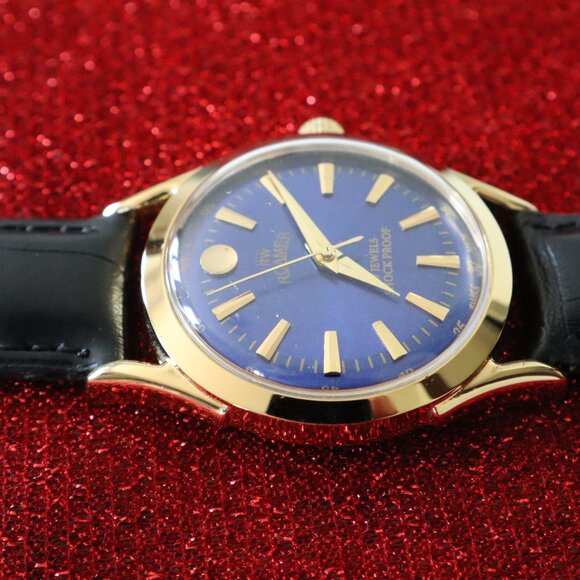Vintage Roamer Swiss-made, professionally refurbished: 17‑Jewel Manual Wind - Picture 6 of 8